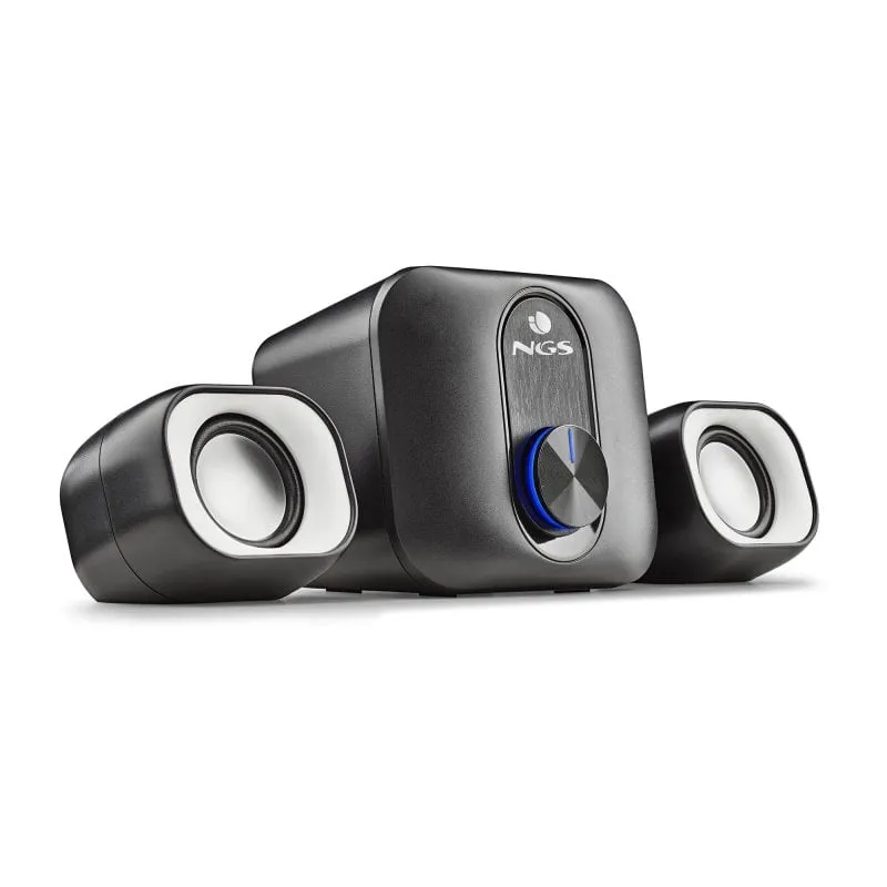 NGS COMET 2.1 set di altoparlanti 11 W Universale Nero, Bianco 2.1 canali 2-vie 3 W