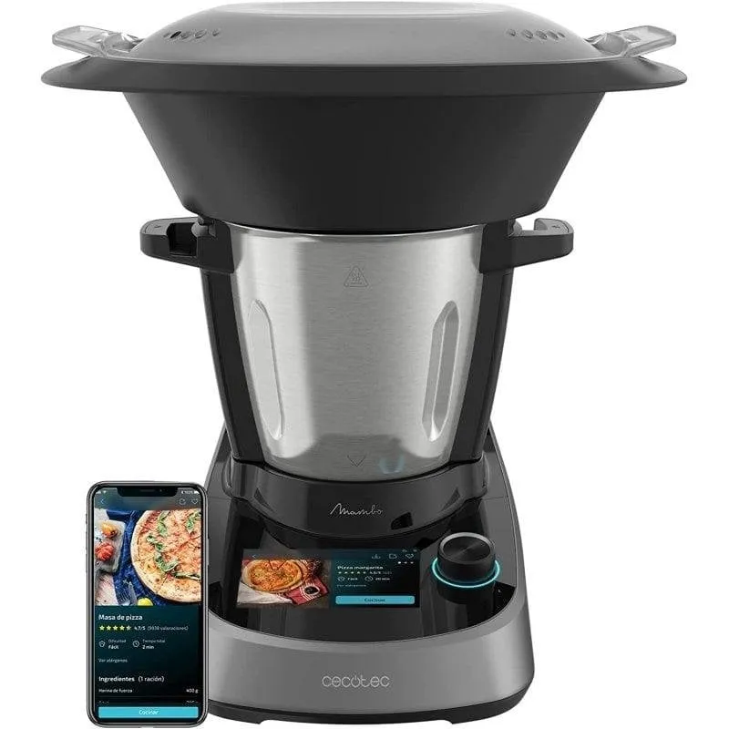 Robot da cucina Cecotec Mambo Touch 1600W touchscreen 3,3L acciaio inox WiFi 37 funzioni