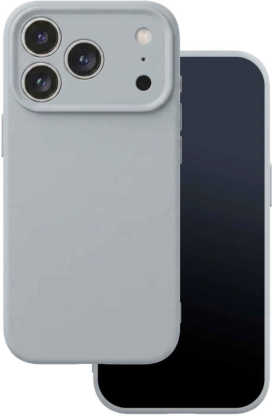 Custodia per Apple iPhone 17 Pro Max, OEM, Silicone, Grigio