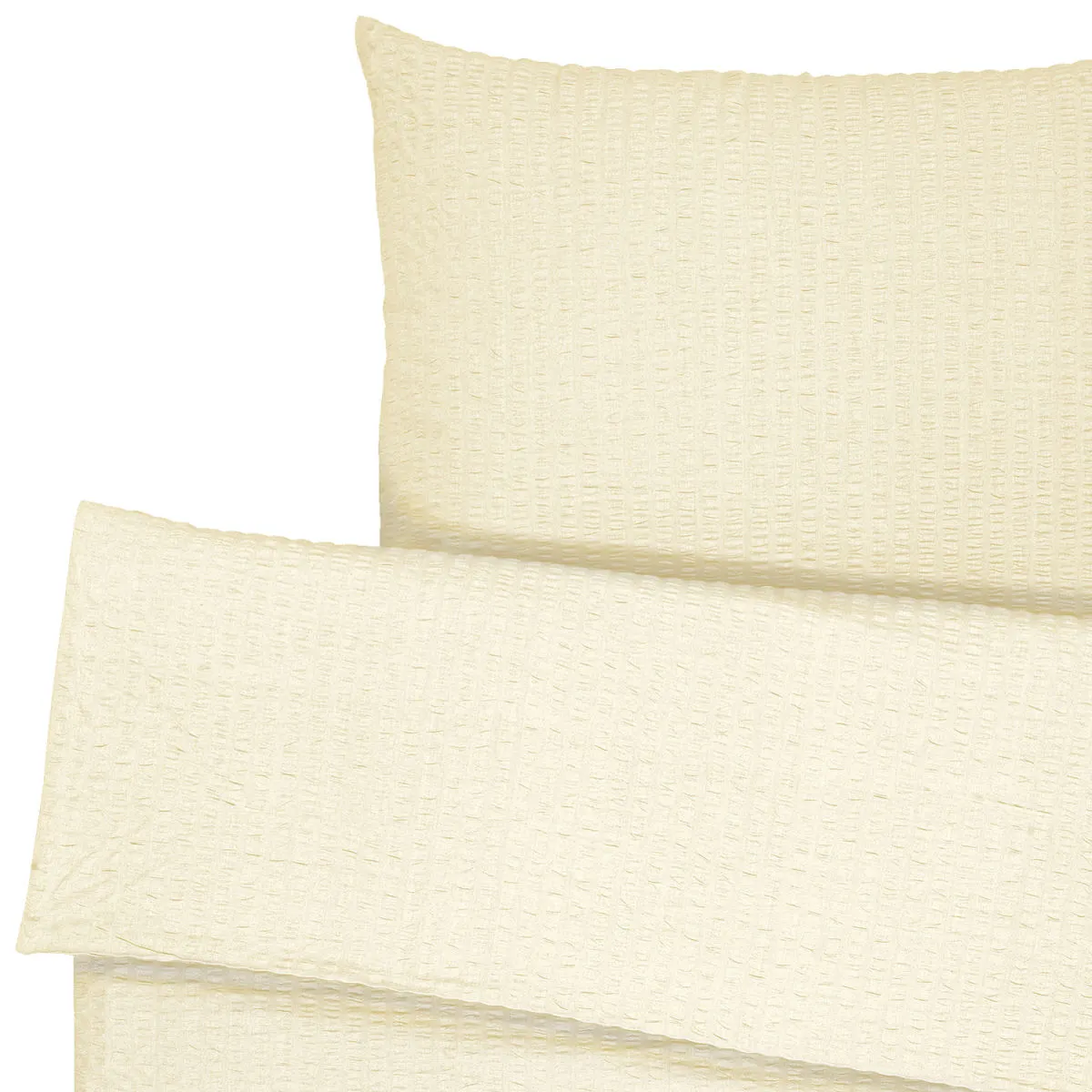 ERWIN M. Set copripiumino e federa Maiorca chiusura a busta; 135x200 cm (LxL), 80x80 cm (LxL); champagne beige