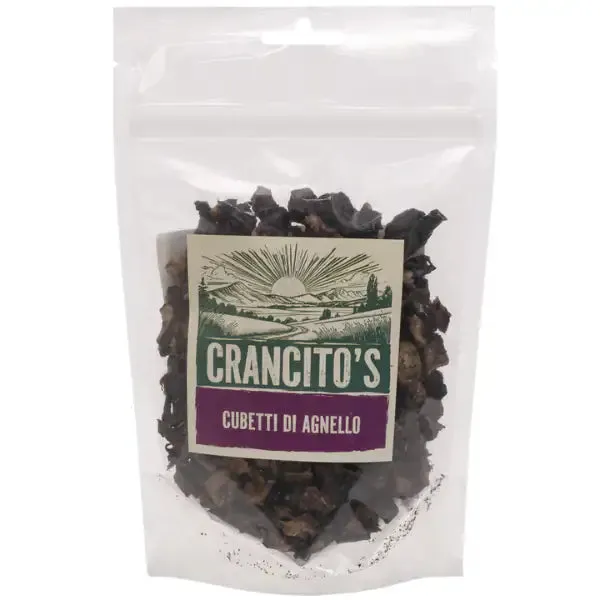 Crancito's snack naturale Dog Adult Cubetti 80 gr Agnello