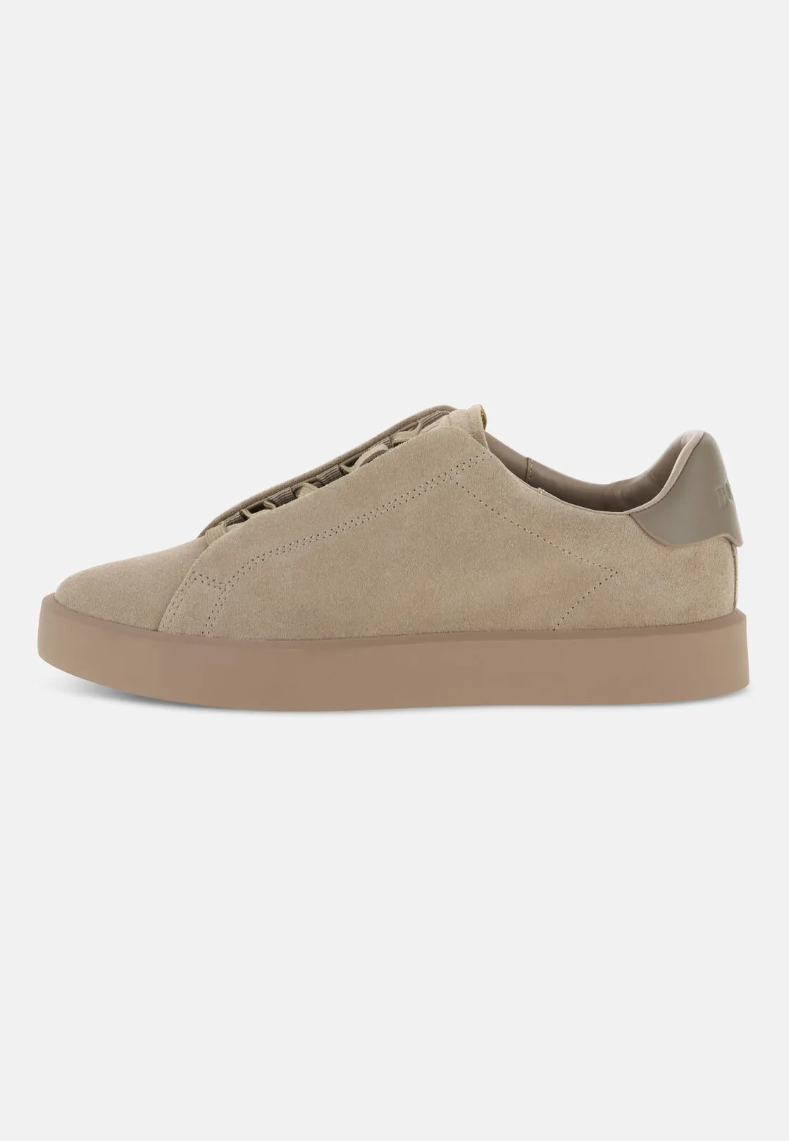 Boggi, Sneakers Essence In Pelle Scamosciata, Uomo, Taupe, Taglia: 43-9