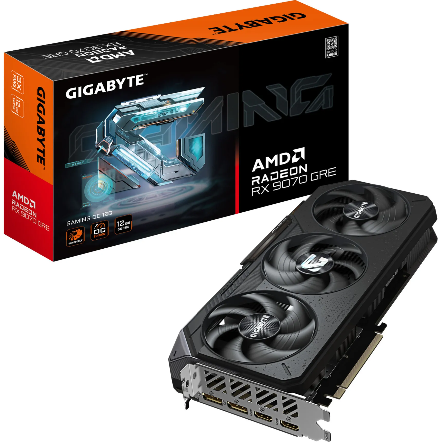Radeon RX 9070 GRE GAMING OC, Scheda grafica