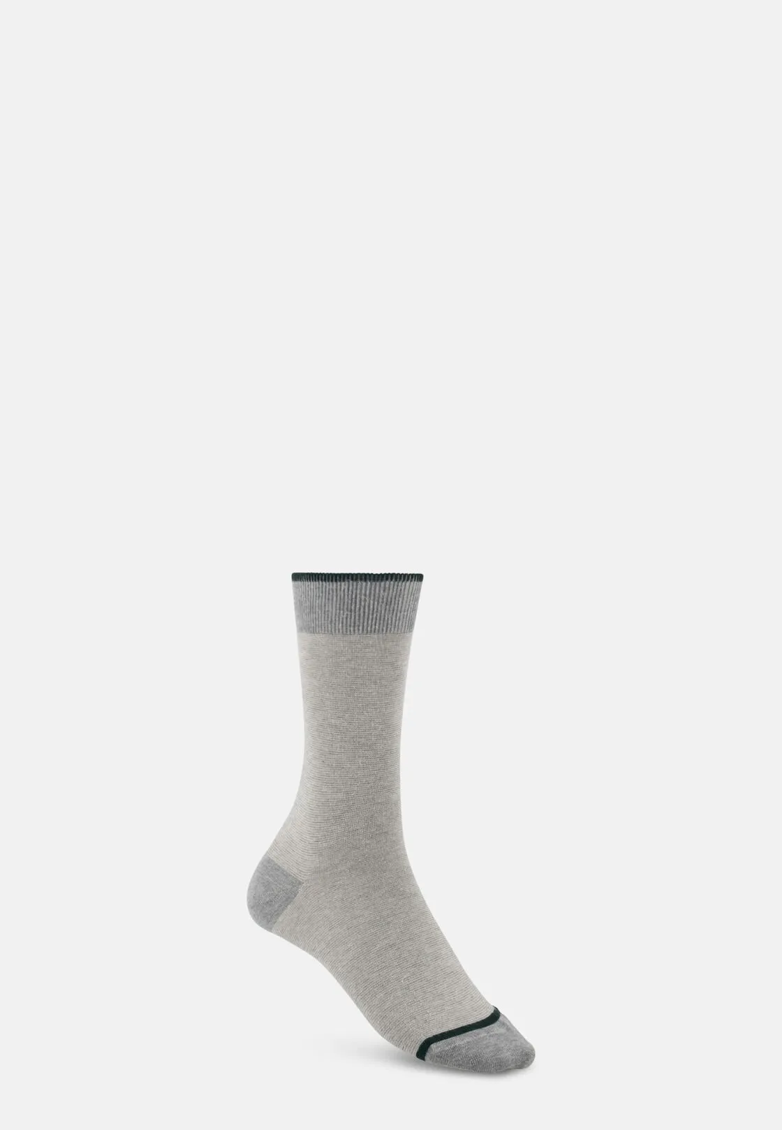 Boggi, Calze Corte Motivo Righe In Misto Cotone, Uomo, Light grey