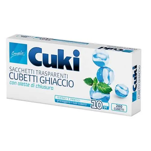 CUBI DI GHIACCIO CUKI PER RINFRESCARE LE BEVANDE
