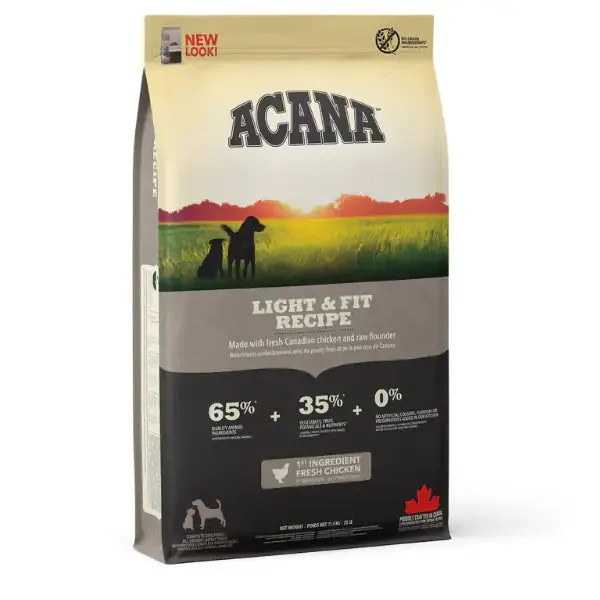 Acana Light and Fit Recipe 11,4 kg - Croccantini per cani