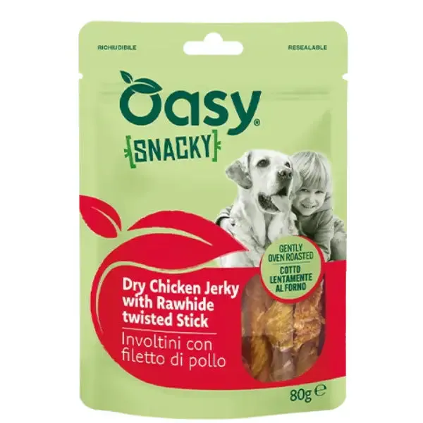 Oasy Snacky Involtini con filetto di pollo 80 gr