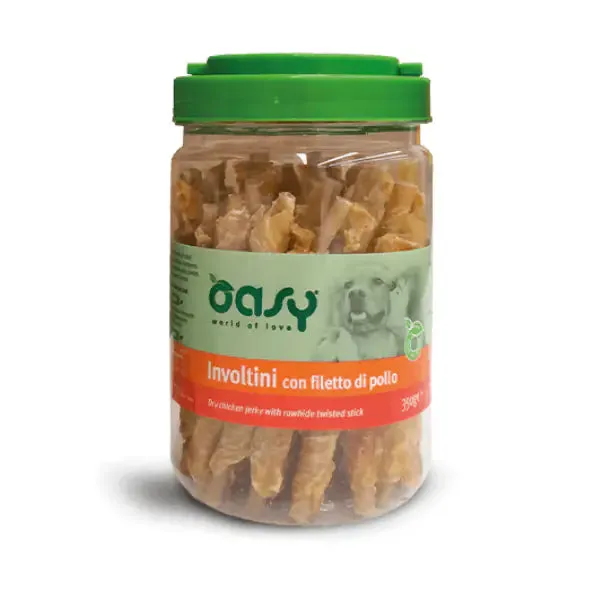 Oasy Snacky Involtini con filetto di pollo 350 gr