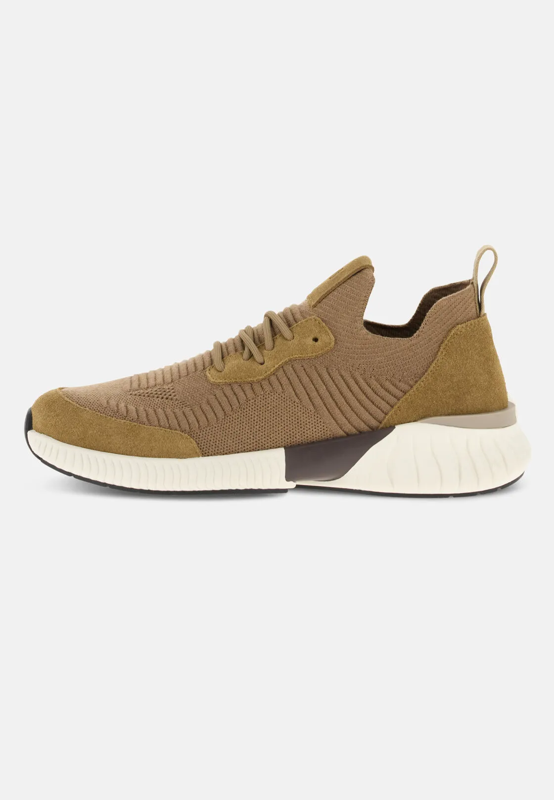 Boggi, Sneakers Willow In Misto Lana, Uomo, Biscotto, Taglia: 41-7