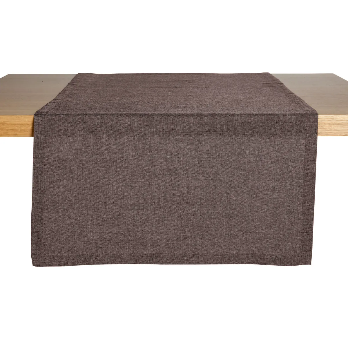 ERWIN M. Runner tavola Nova; 40x130 cm (LxL); marrone; rettangolare