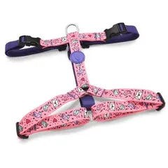 Pettorina ad H regolabile per cani in raso Intense Sweet Tweet Morso Taglia XL 69-86 cm