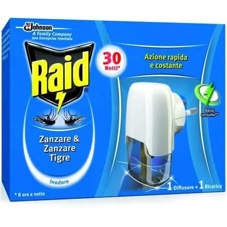 RAID ANTIZANZ LIQUIDO COMPATIBILE CON RICARICA