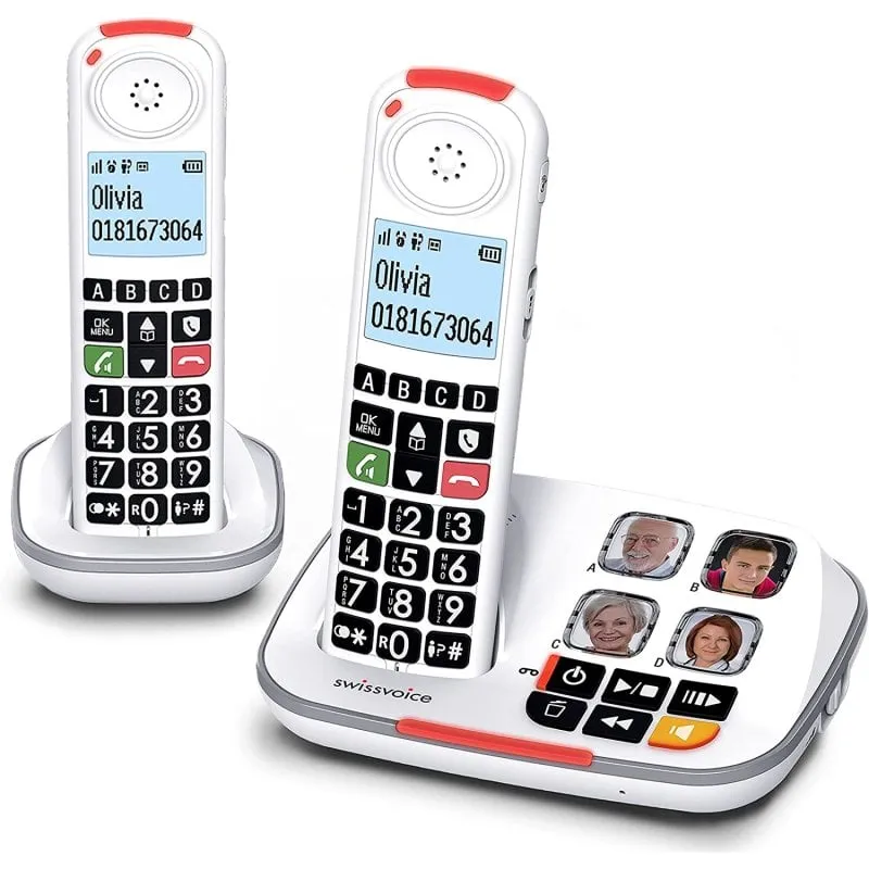 Swissvoice XTRA 2355 Duo Telefono Cordless Dect Bianco