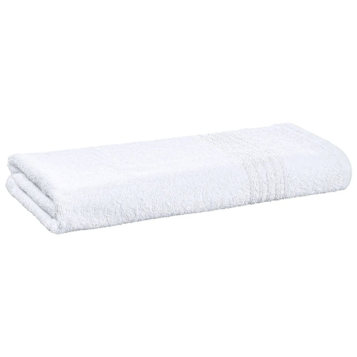 5x ERWIN M. Asciugamano ospite Classico con bordo; 30x50 cm (LxL); bianco; 5 pz. / Pacco