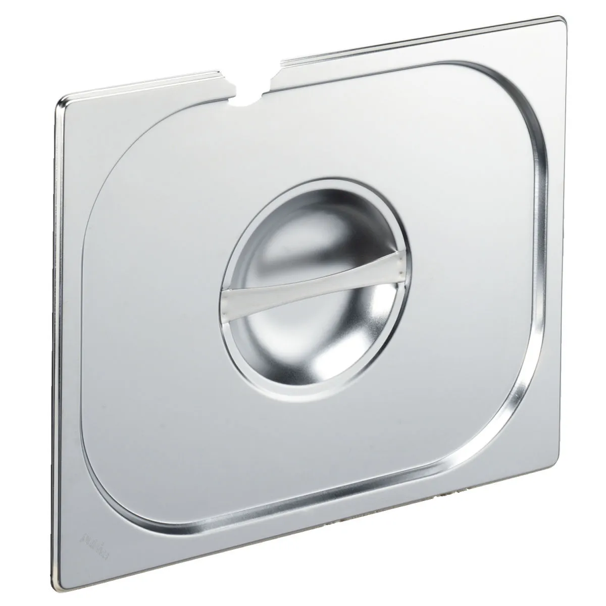PULSIVA Coperchio gastronorm 1/2 Basic con inserto per cucchiaio; GN 1/2, 32.5x26.5 cm (LxL); argento