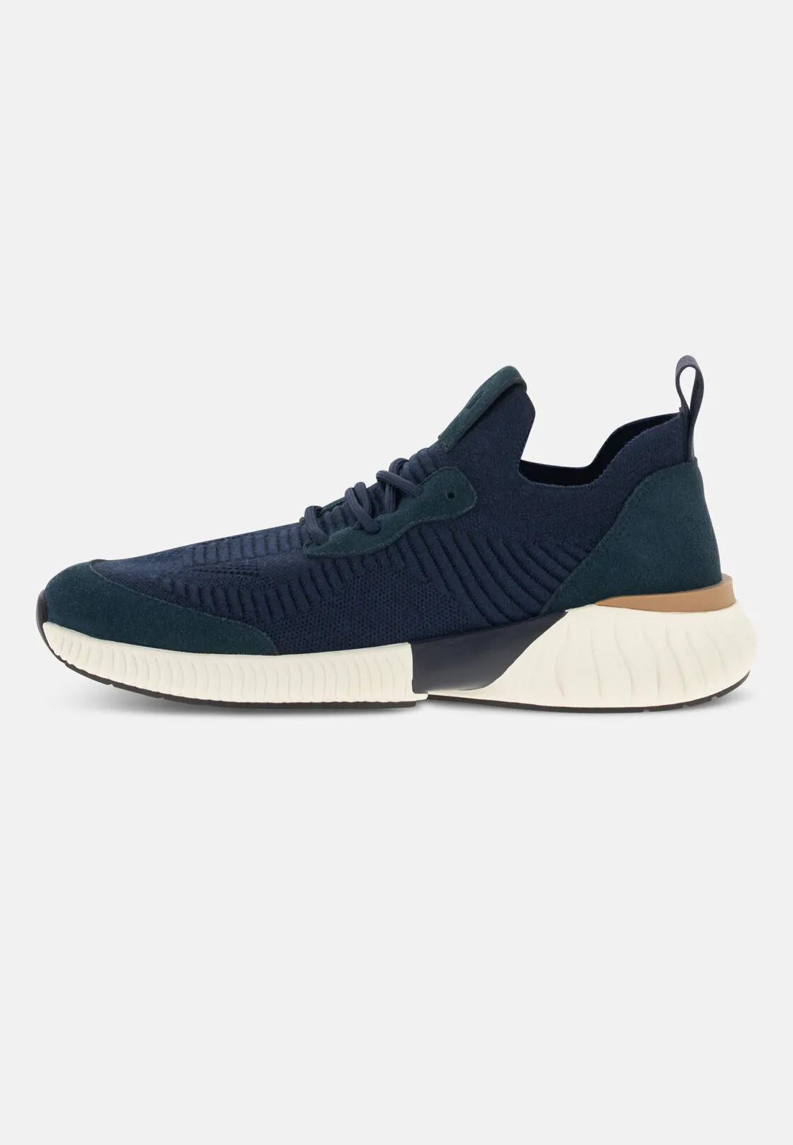 Boggi, Sneakers Willow In Misto Lana, Uomo, Navy, Taglia: 42-8