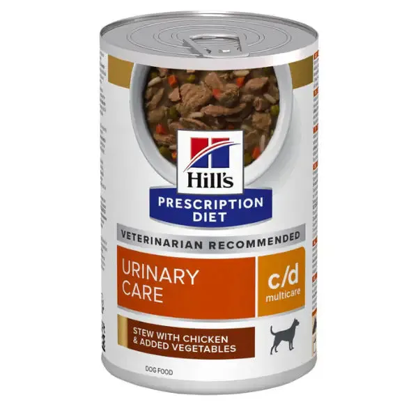 Hill's Prescription Diet Canine c/d Multicare 354 gr Spezzatino pollo e verdure - Dieta veterinaria per cani