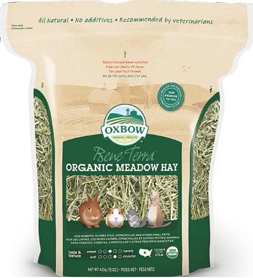Oxbow Organic Meadow Hay Fieno biologico 1,33 kg - Mangime per conigli