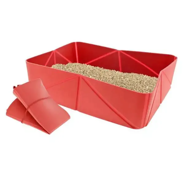 Lettiera pieghevole da viaggio in silicone Ferribiella Misura 37x10x28 cm