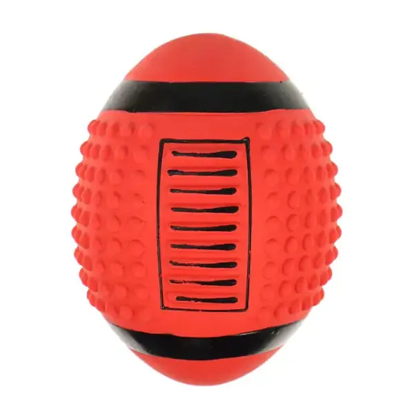 Palla da football in lattice con squeaker PetUp Joy Lunghezza 10 cm - Giochi per cani