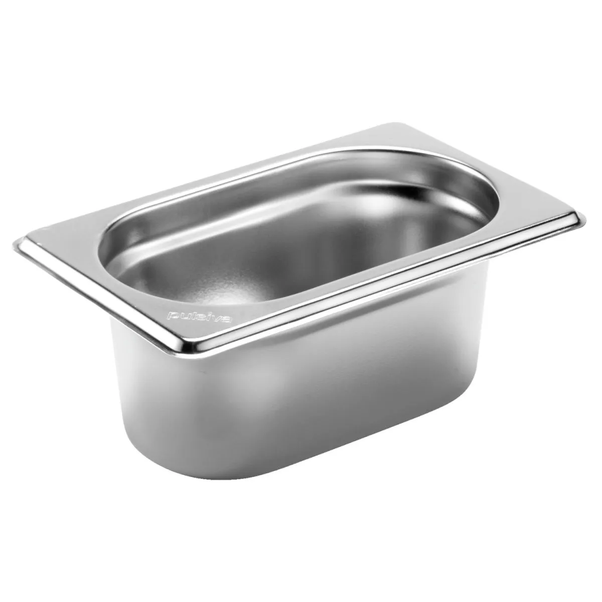 PULSIVA Contenitore gastronorm 1/9 Basic; GN 1/9, 0.6 l, 17.6x10.8x6.5 cm (LxLxP); argento