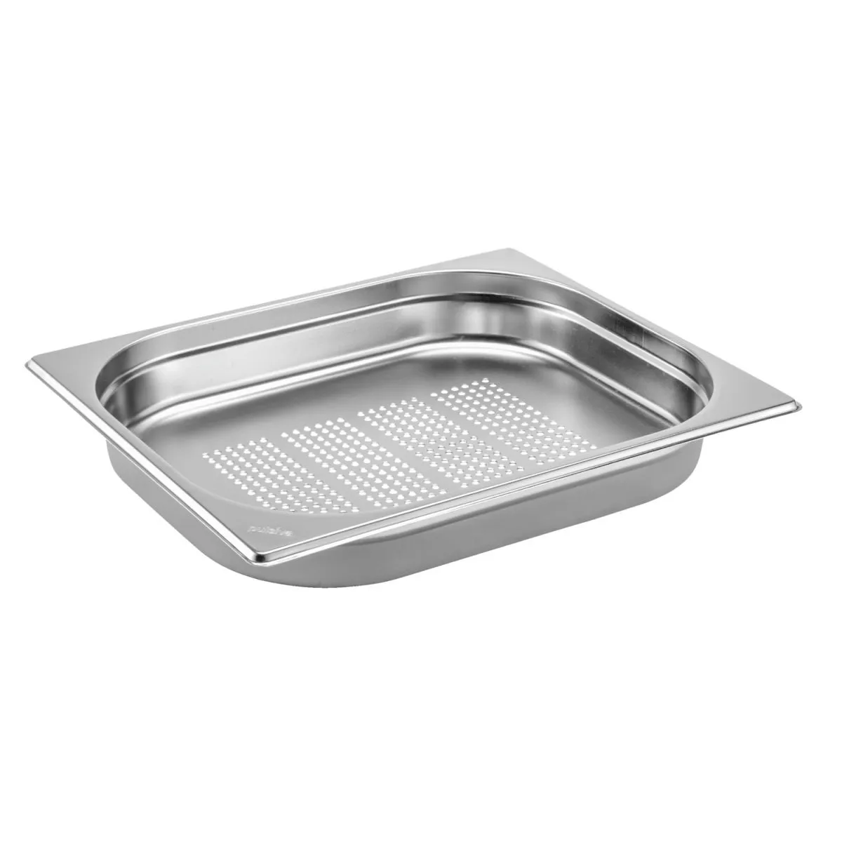 PULSIVA Contenitore gastronorm 1/2 Basic forato ; GN 1/2, 1.2 l, 32.5x26.5x4 cm (LxLxP); argento