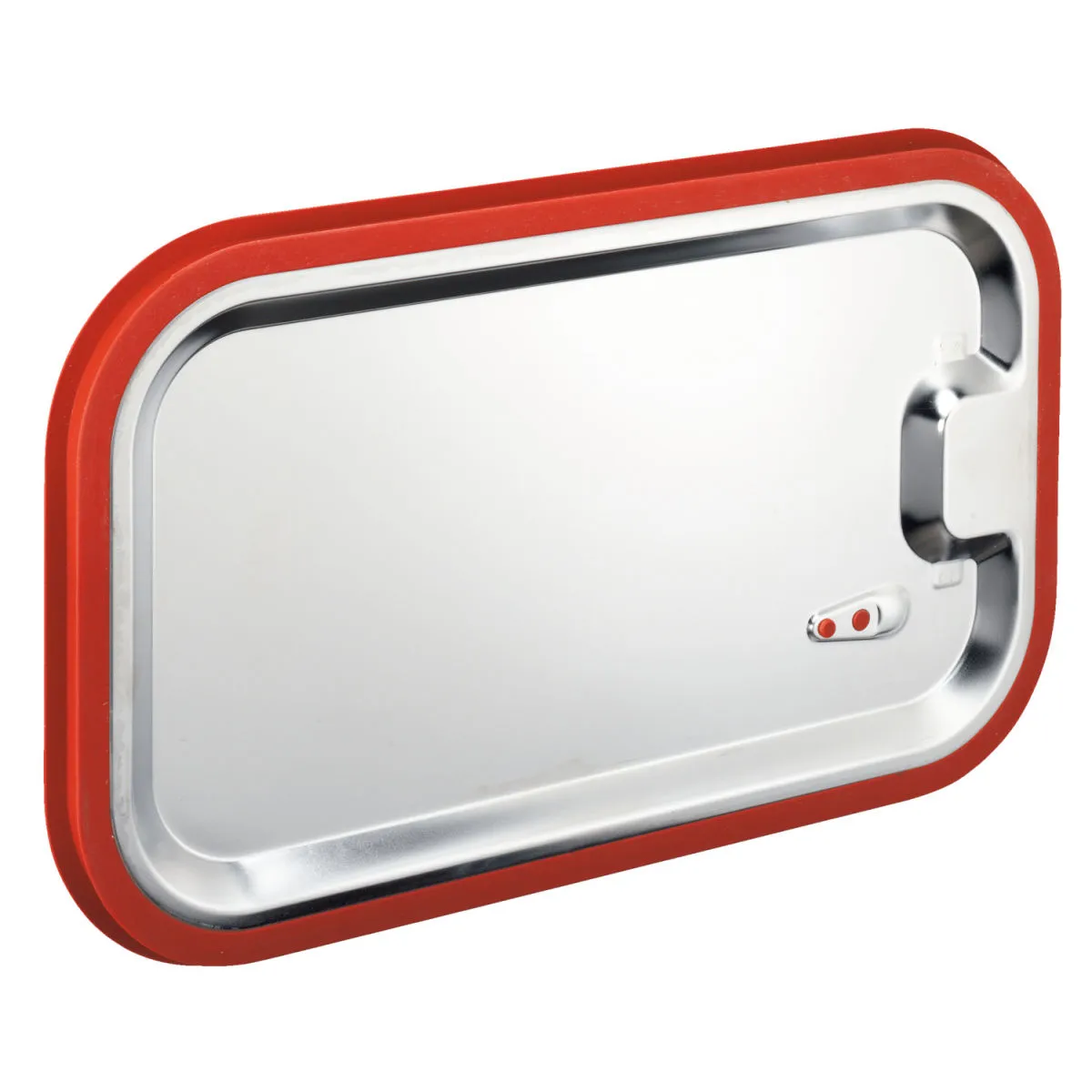 PULSIVA Coperchio gastronorm Basic con guarnizione in silicone ; GN 1/1, 53x32.5 cm (LxL); argento