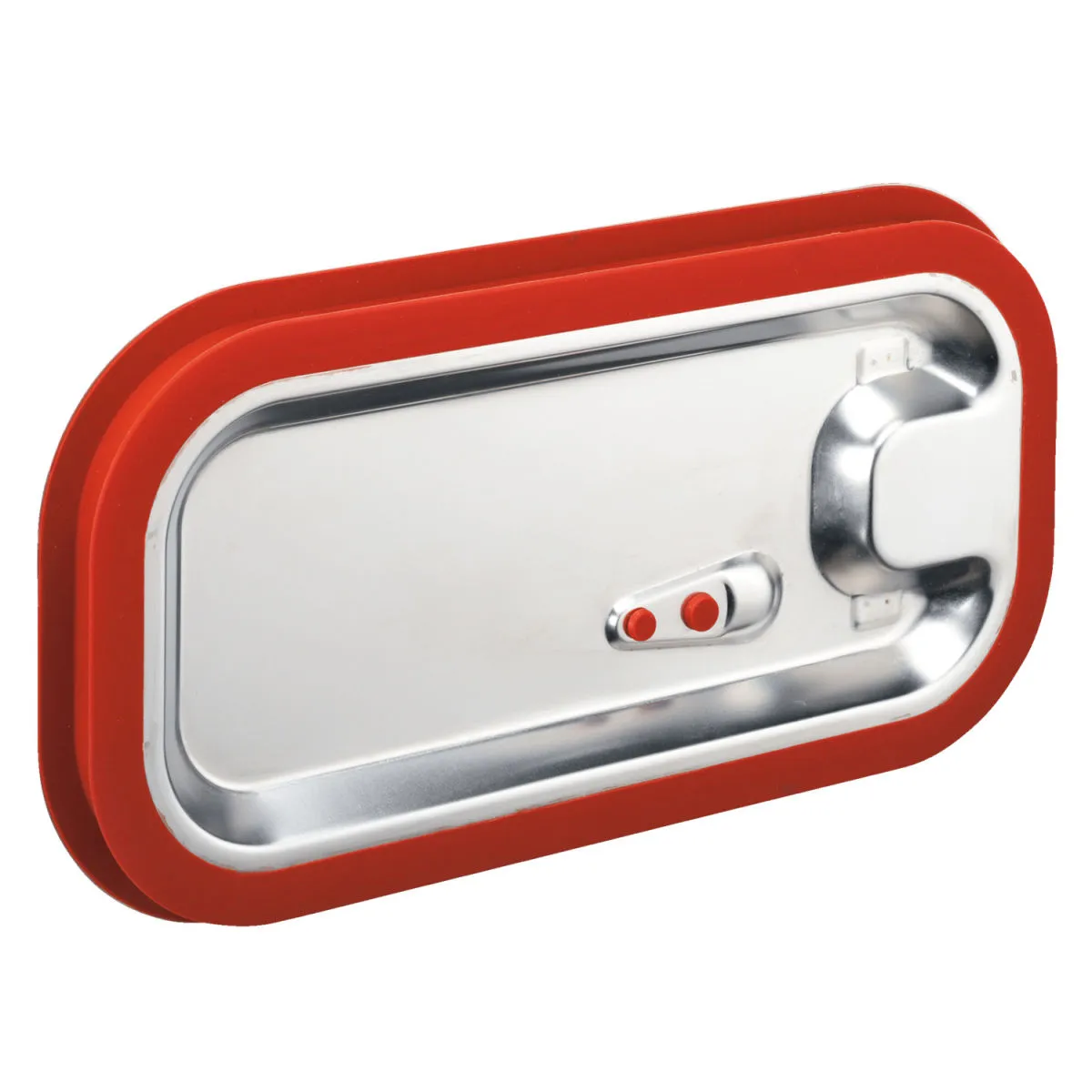PULSIVA Coperchio gastronorm Basic con guarnizione in silicone ; GN 1/3, 17.6x32.5 cm (LxL); argento
