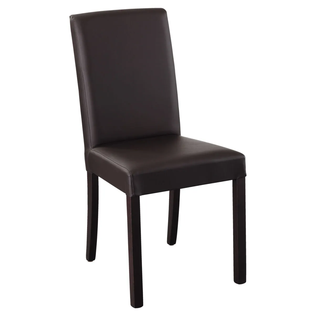 2x PULSIVA Sedia imbottita Famous; 45x54x90 cm (LxPxH); marrone; 2 pz. / Pacco