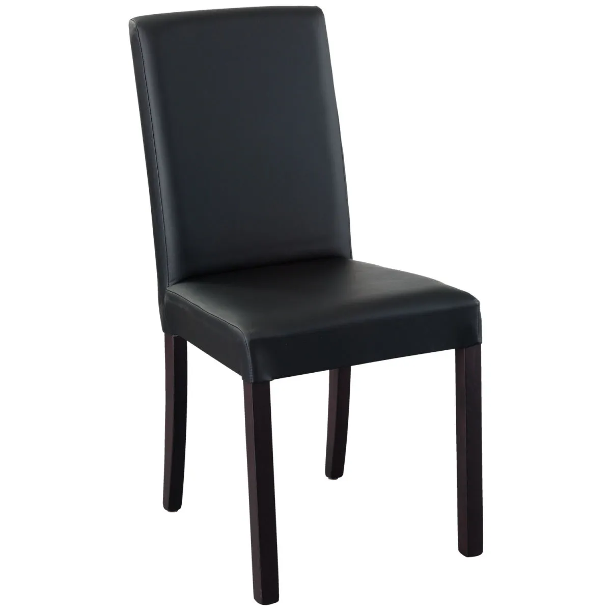 2x PULSIVA Sedia imbottita Famous; 45x54x90 cm (LxPxH); nero; 2 pz. / Pacco