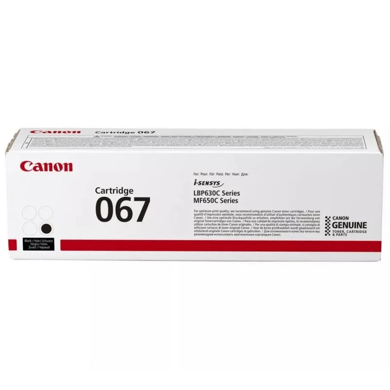 Canon 067 cartuccia toner 1 pz Originale Nero