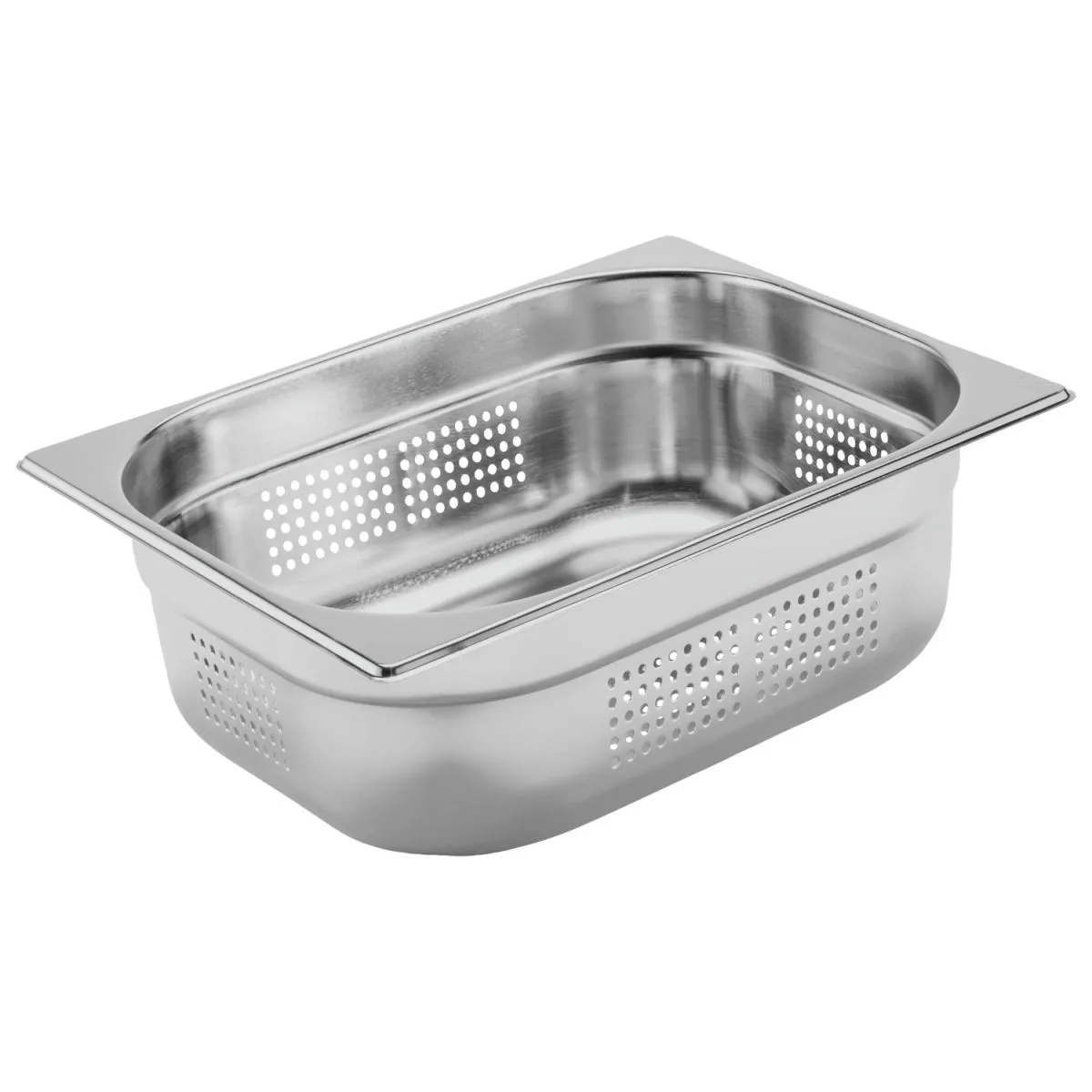 VEGA Contenitore gastronorm 1/2 Premium forato; GN 1/2, 6.1 l, 32.5x26.5x10 cm (LxLxP); argento