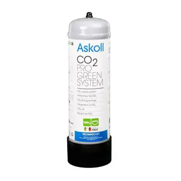Bombola per Acquari ricambi CO2 non ricaricabile Askoll Bombola 1300 g