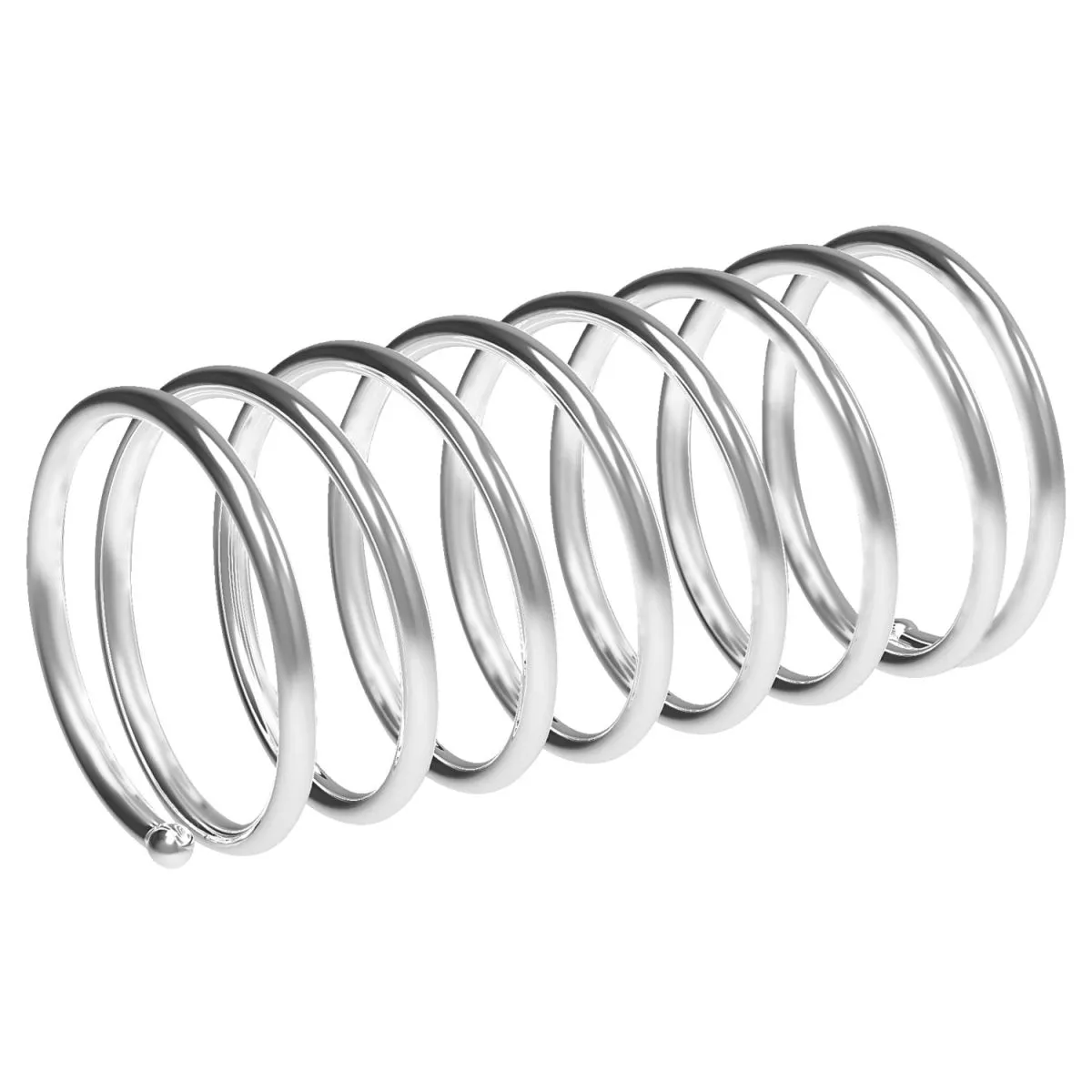 4x VEGA Portatovagliolo Spirale; 5.2x4.5 cm (LxØ); argento; 4 pz. / Pacco