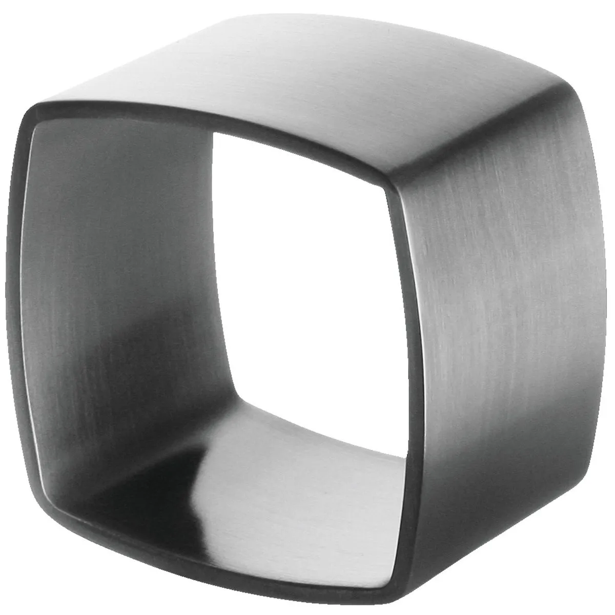4x VEGA Anello portatovaglioli Cubiste; 4x4x3 cm (LxLxH); argento; 4 pz. / Pacco