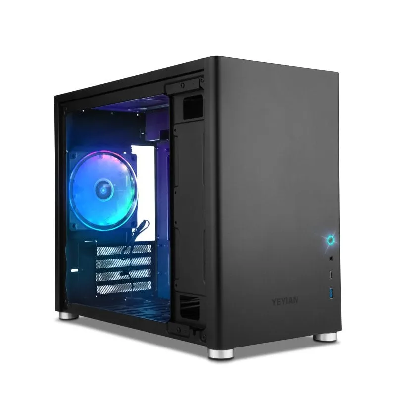 Yeyian Hussar Micro ATX in vetro temperato USB 3.2