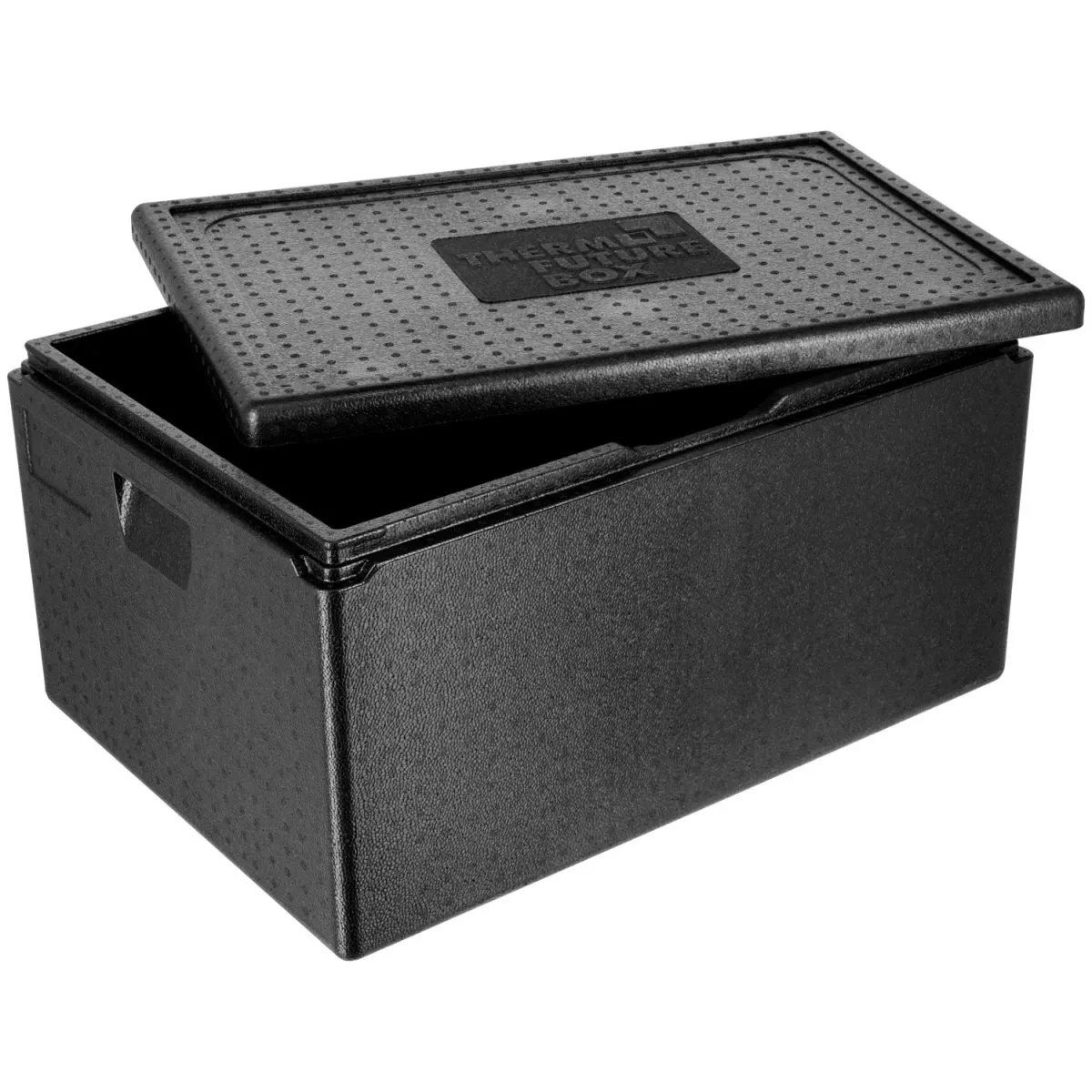 Thermo Future Box Contenitore isotermico con coperchio; 80000 ml, 68.5x48.5x36 cm (LxLxH); nero
