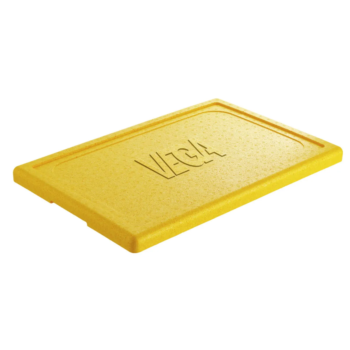 PULSIVA Coperchio per cassa isotermica HACCP; 60x40x3.5 cm (LxLxH); giallo