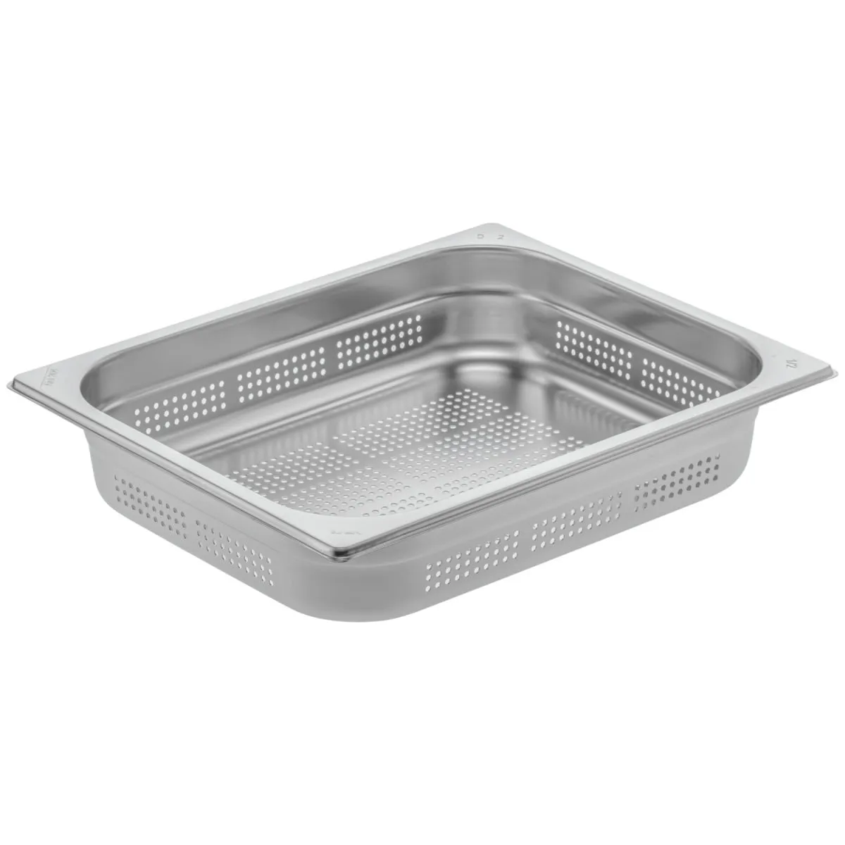 VEGA Contenitore gastronorm 1/2 Premium forato; GN 1/2, 4 l, 32.5x26.5x6.5 cm (LxLxP); argento