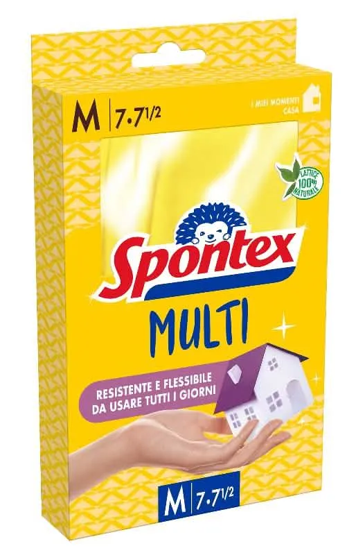 Guanti Spontex Multi Misura Media per Pulizie Domestiche