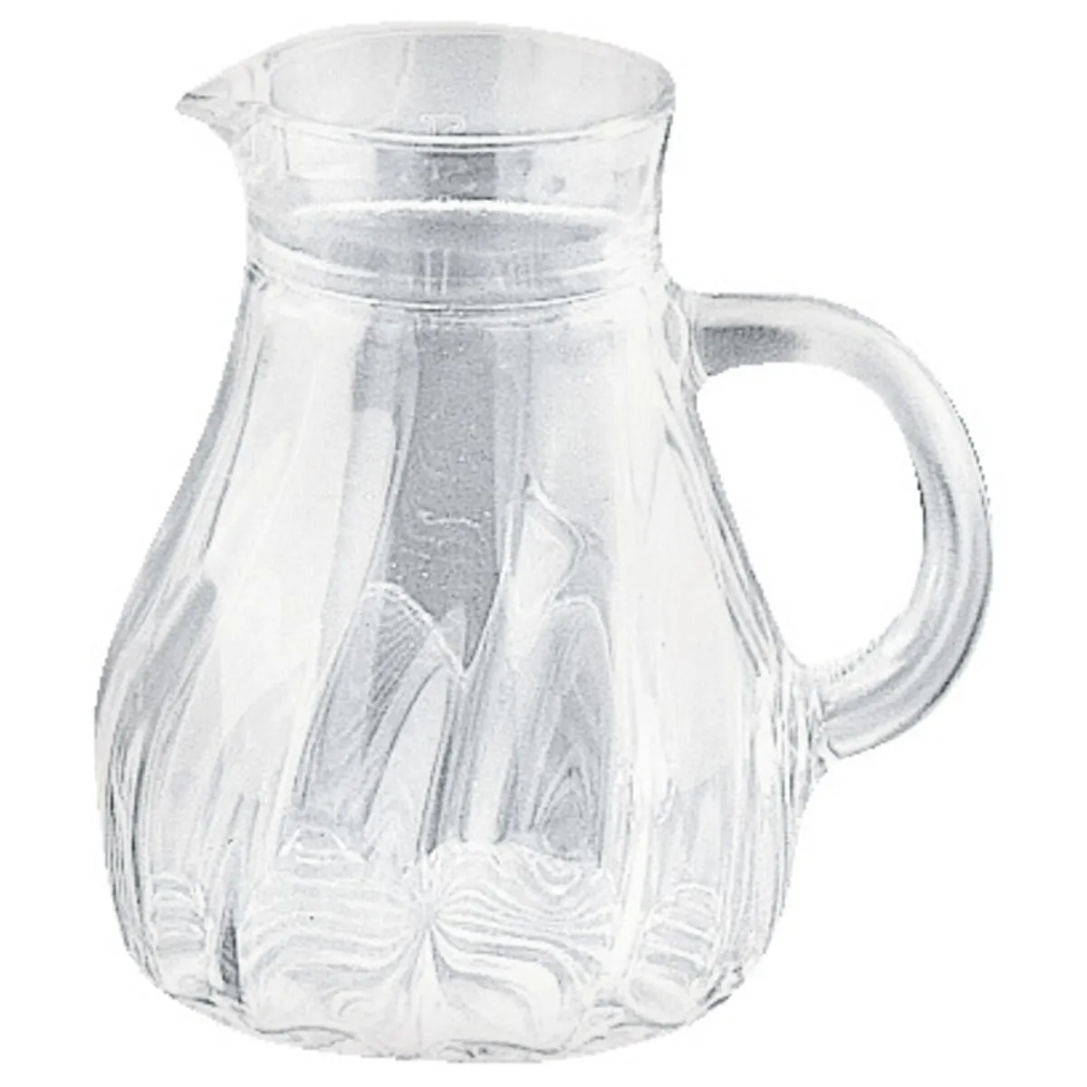 12x Stölzle Caraffa Salzburg con marcatura; 230 ml, 5.3x10.2 cm (ØxH); trasparente; rotonda; 0.2 l Segno di riempimento, 12 pz. / Pacco