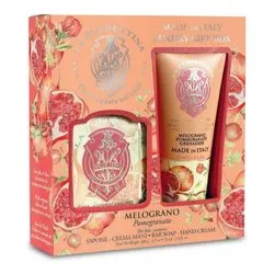 Set regalo donna Crema mani melograno