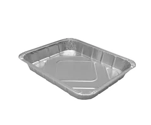 Vaschette in Alluminio KITO S/Coperchio, 8 Porzioni - 2 Pezzi