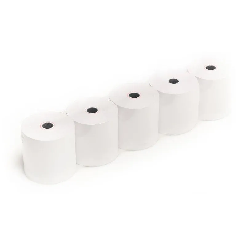 Iggual Confezione 5 Rotoli di Carta Termica senza BPA 80x80mm