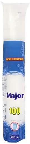 Bicchieri Trasparenti Acqua 200cc - Confezione da 100 Pezzi
