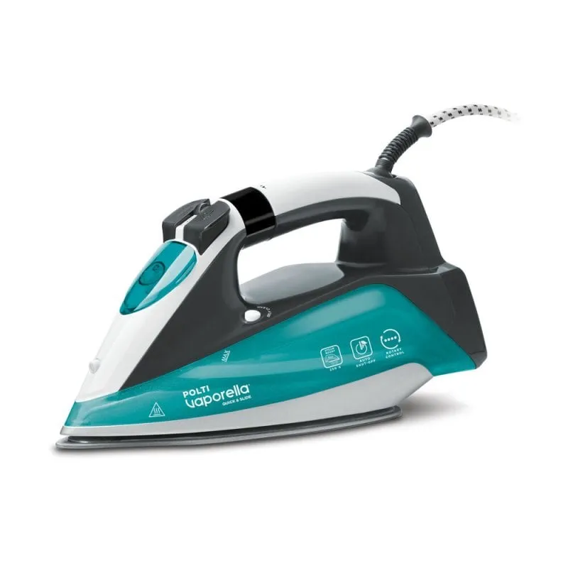 Polti Vaporella Quick & Slide QS220 Ferro da stiro a vapore 2400 W Verde/Bianco