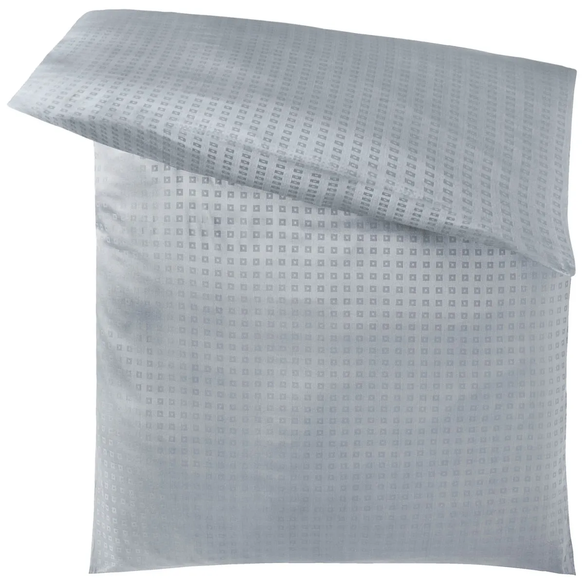 ERWIN M. Copripiumino Cube chiusura con cerniera; 155x220 cm (LxL); grigio chiaro