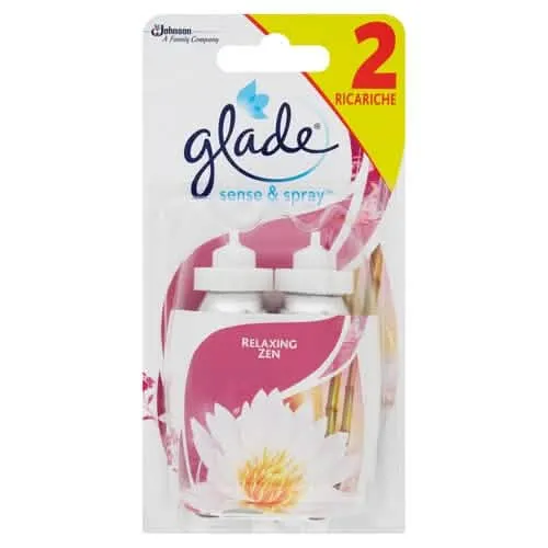 Ricarica Glade Sense & Spray Relax Zen - Confezione da 2