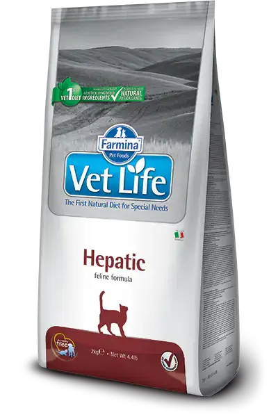 Farmina Vet Life Feline Hepatic 2 kg - Dieta veterinaria per gatti