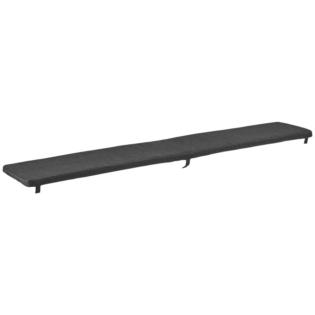 VEGA Cuscino per panca 180 Expose; 30x180x3.5 cm (LxLxH); nero melange